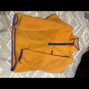Sun yellow polar fleece